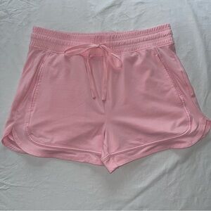 Thread & Supply Pink Athletic Shorts with Elastic Waistband and Pockets